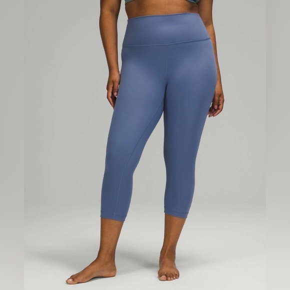 Lululemon Wunder Under High-Rise Crop 21" Luxtreme Water Drop - Size 6 - Picture 6 of 10